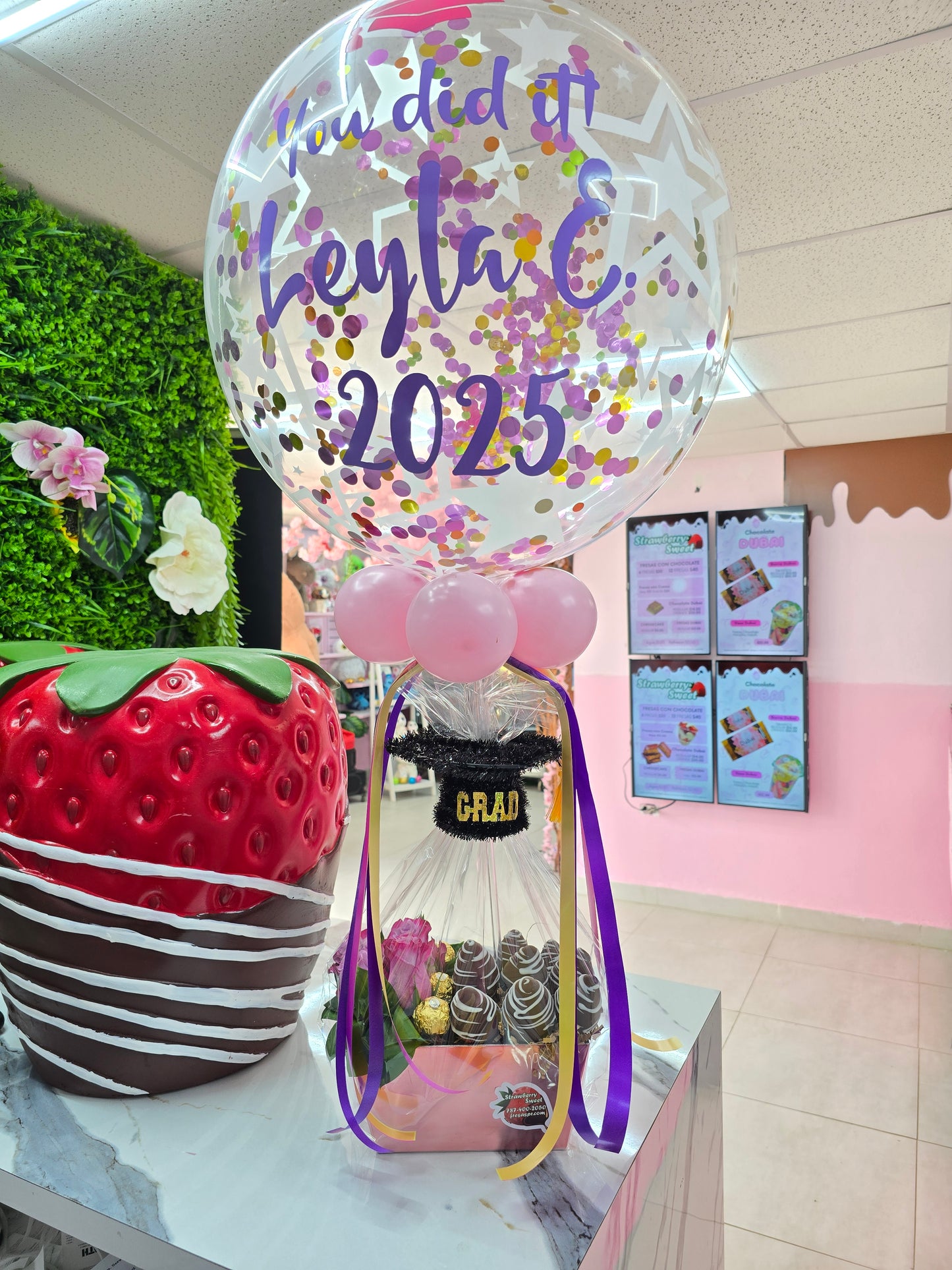 Combo Little Sweet & Globo Personalizado