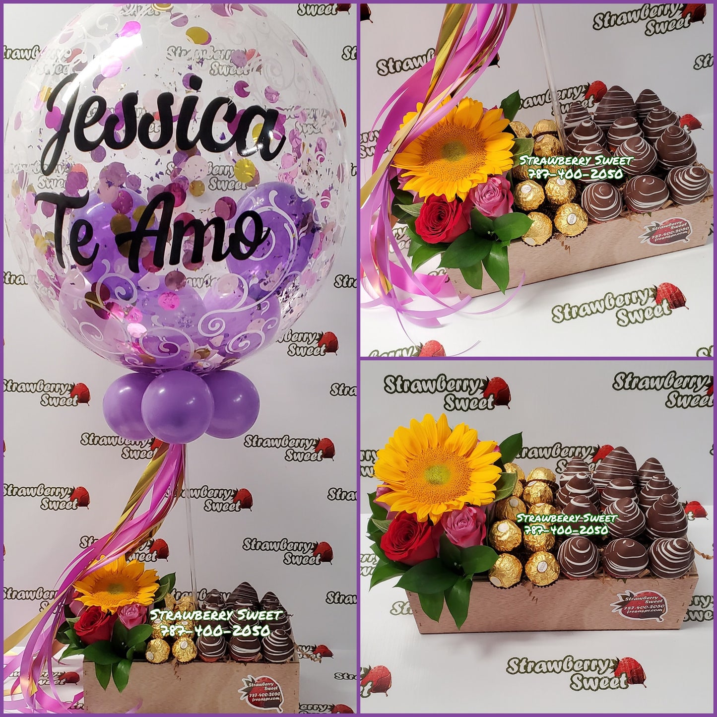 Combo 7. Lover Sun & Globo Personalizado