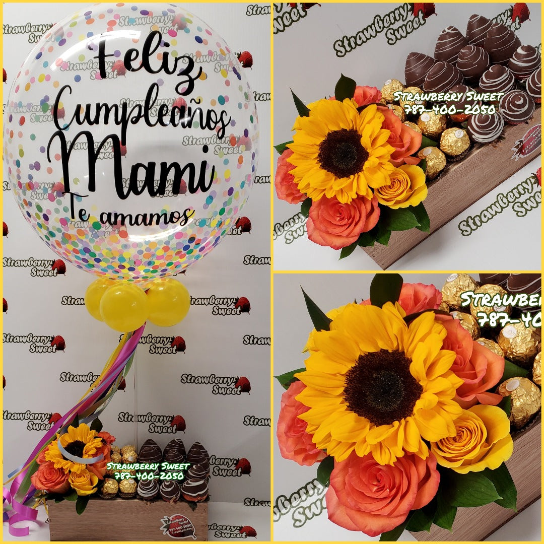Combo 7. Lover Sun & Globo Personalizado