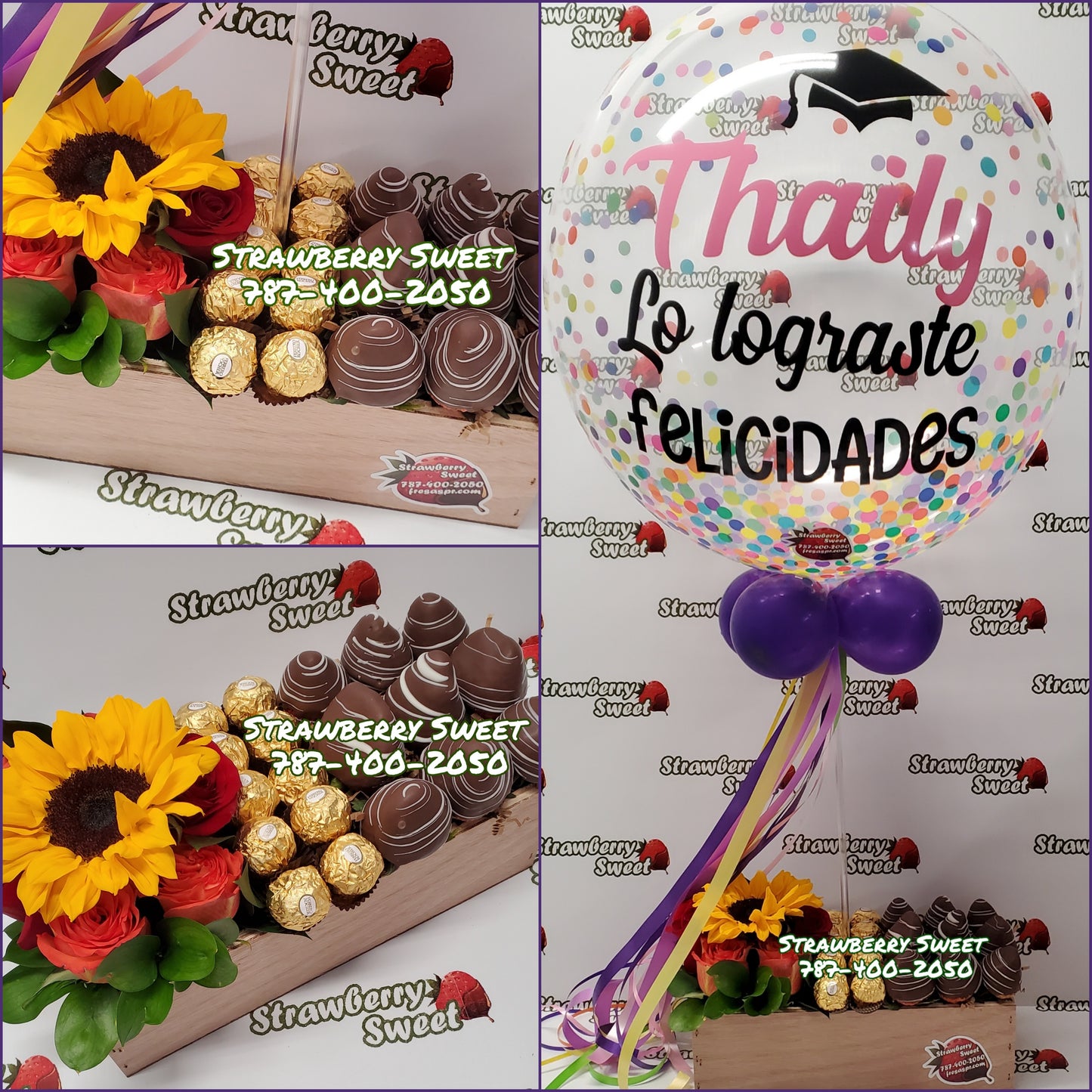 Combo 7. Lover Sun & Globo Personalizado