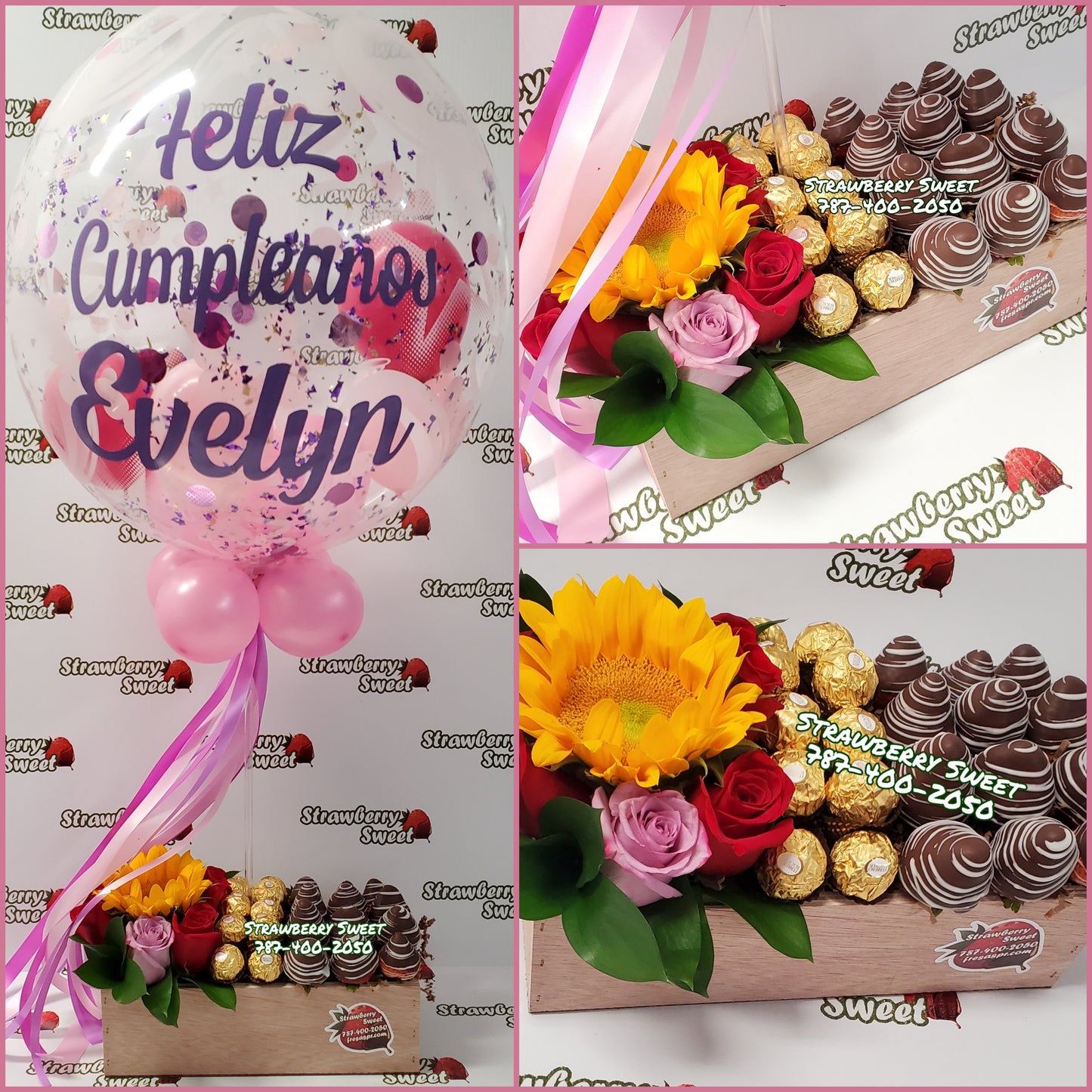 Combo 7. Lover Sun & Globo Personalizado