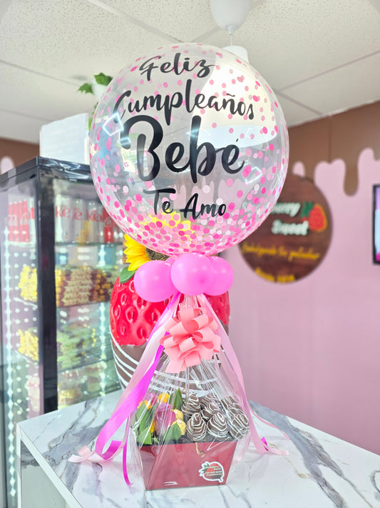 Combo Little Sweet & Globo Personalizado